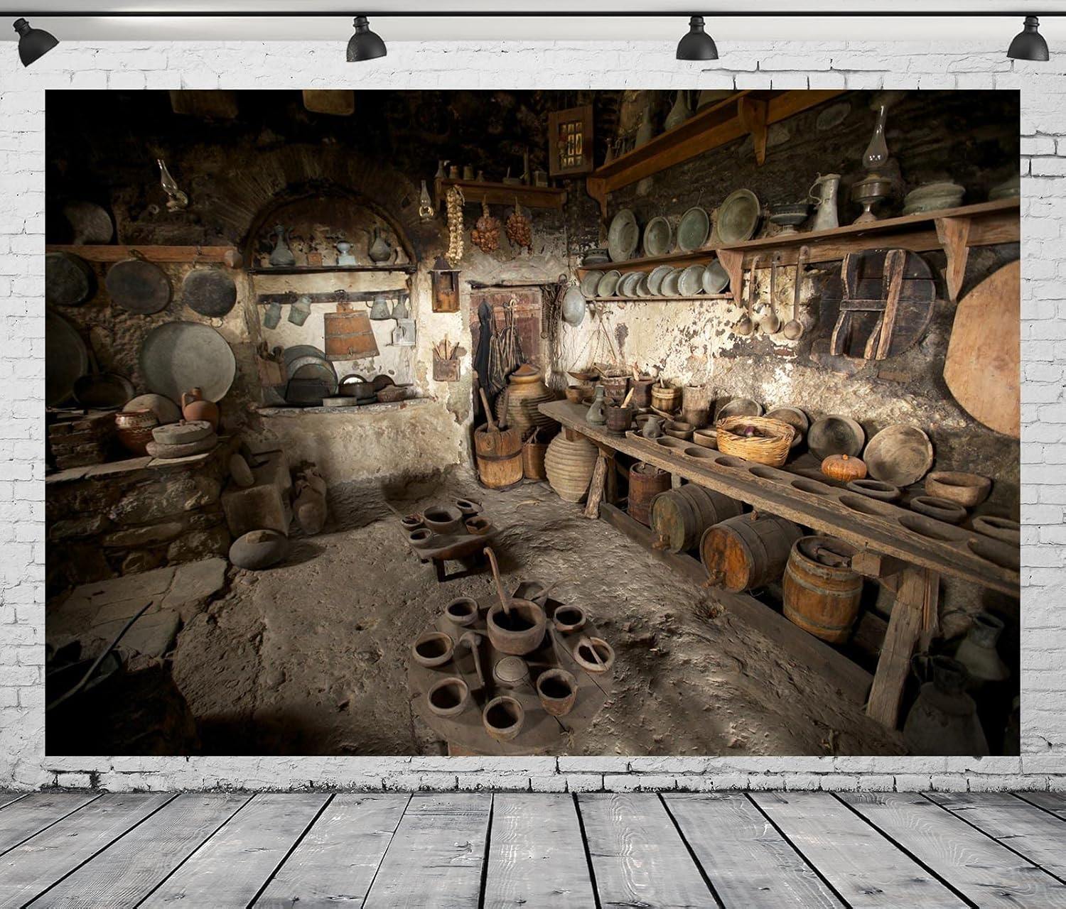 Rustic Old Rural Farmhouse Pho - Kitchen Appliances Photos reseña y precio