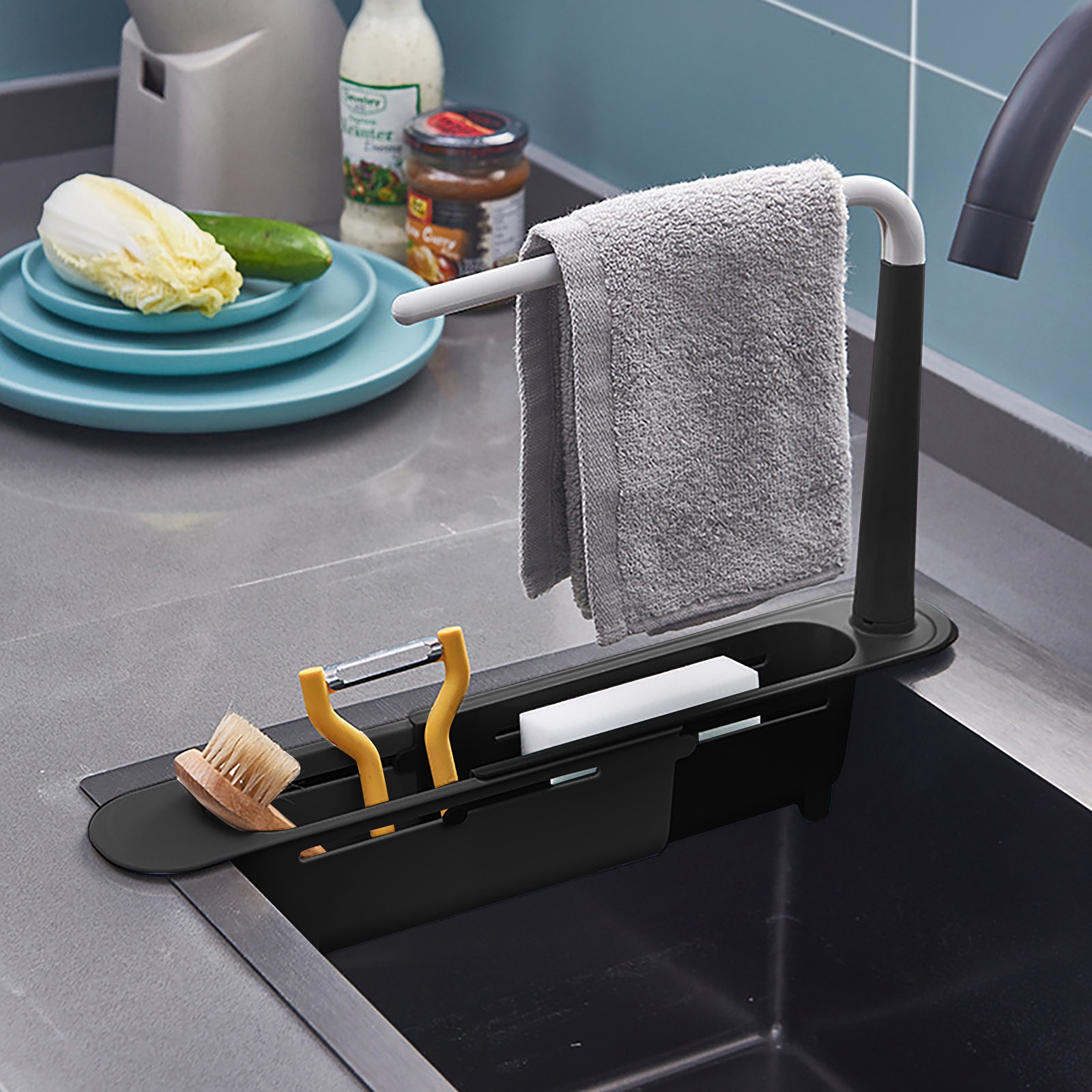 elescopic Sink Shelf Drainer R - Kitchen Appliances Gift reseña y precio