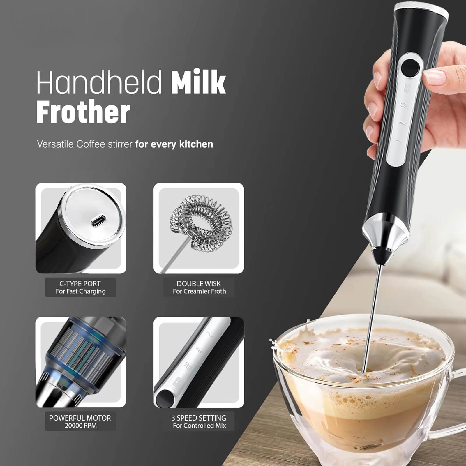 Electric milk frother, milk co - Yogurt Maker Electric reseña y precio
