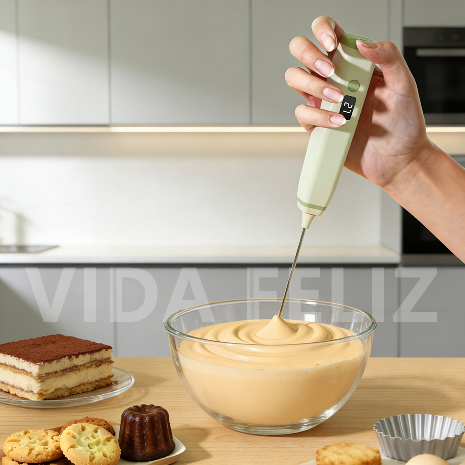 Cordless Handheld Milk Frother - Yogurt Maker Electric reseña y precio