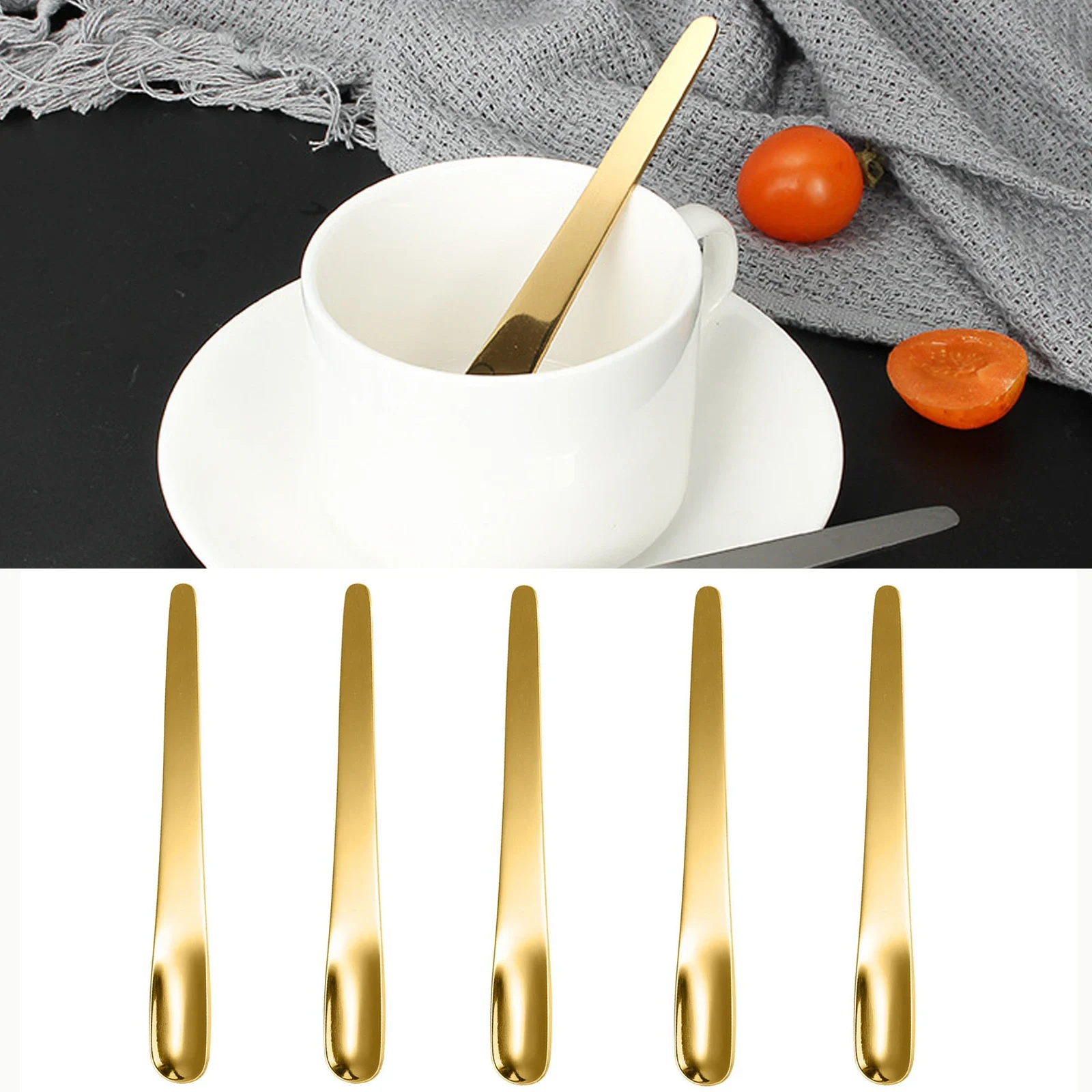 5PCS Coffee Spoon Stainless St - Kitchen Appliances B&Q reseña y precio