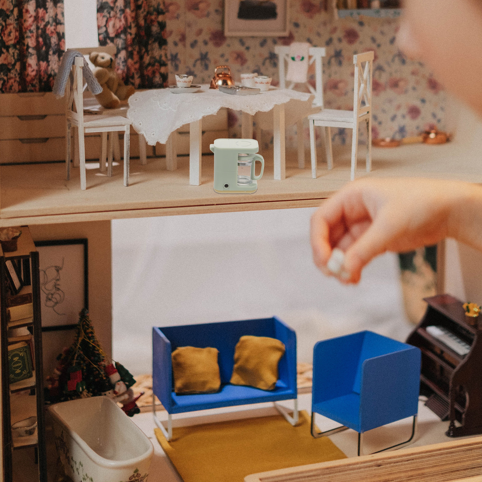 Mini Coffee Machine 1:12 Scale - Kitchen Appliances Photos reseña y precio