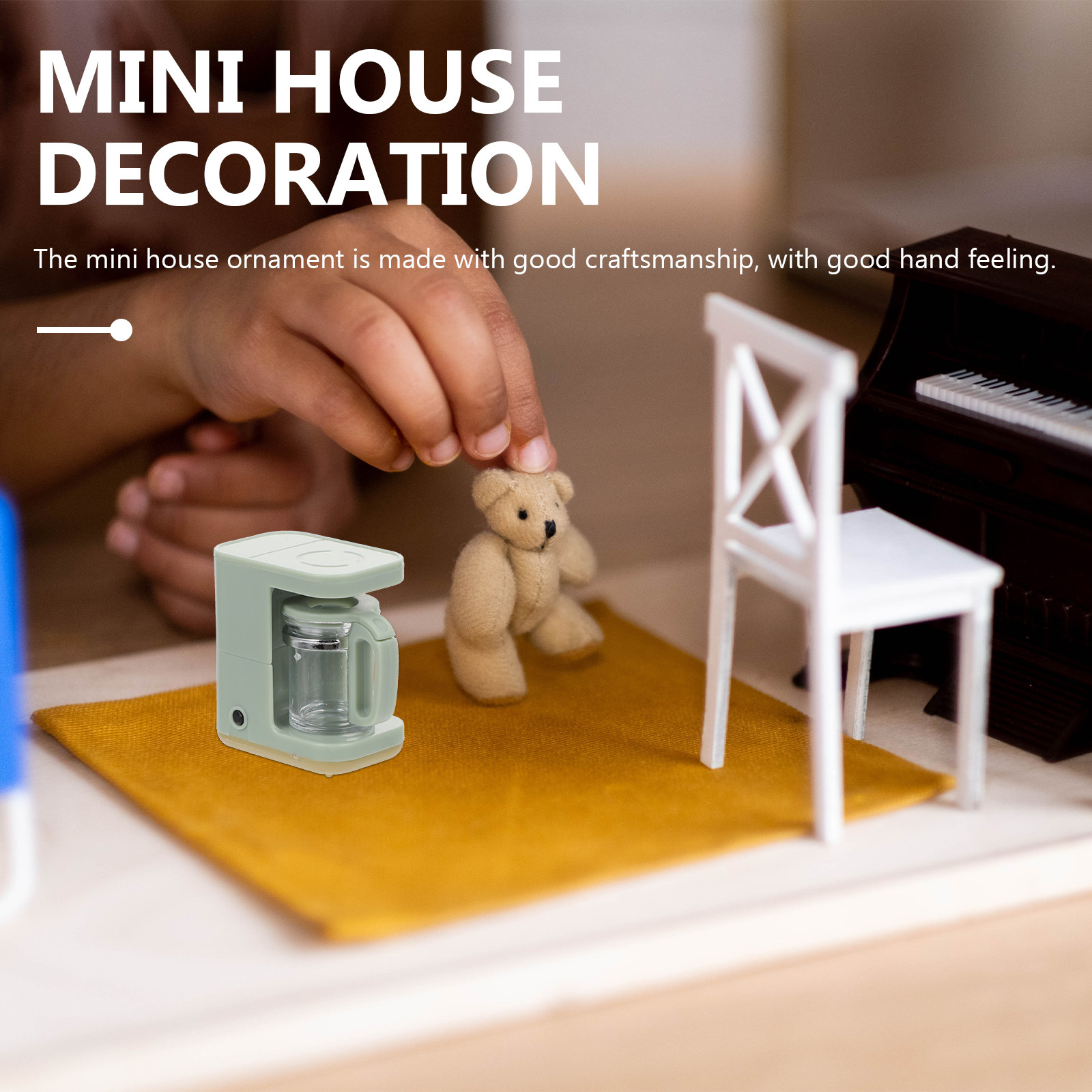 Mini Coffee Machine 1:12 Scale - Kitchen Appliances Photos reseña y precio