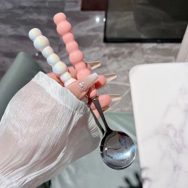 Pearl Handle Spoon Stainless S - Kitchen Appliances Gift reseña y precio