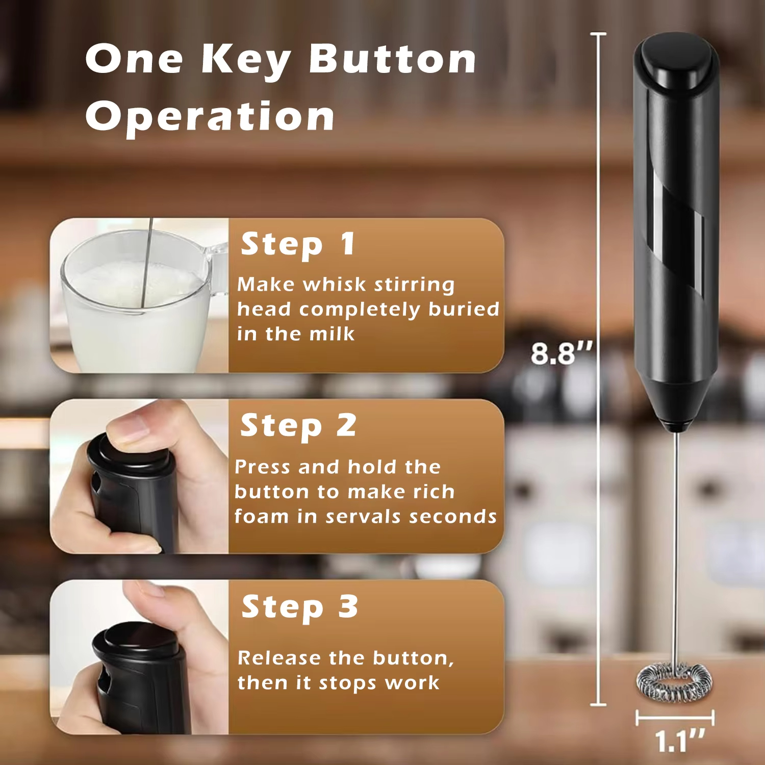 1 AA battery powered coffee mi - Kitchen Appliances B&Q reseña y precio