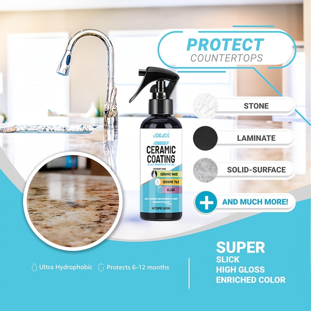 Ceramic Coating Spray Kit - Sh - Kitchen Appliances Bath reseña y precio