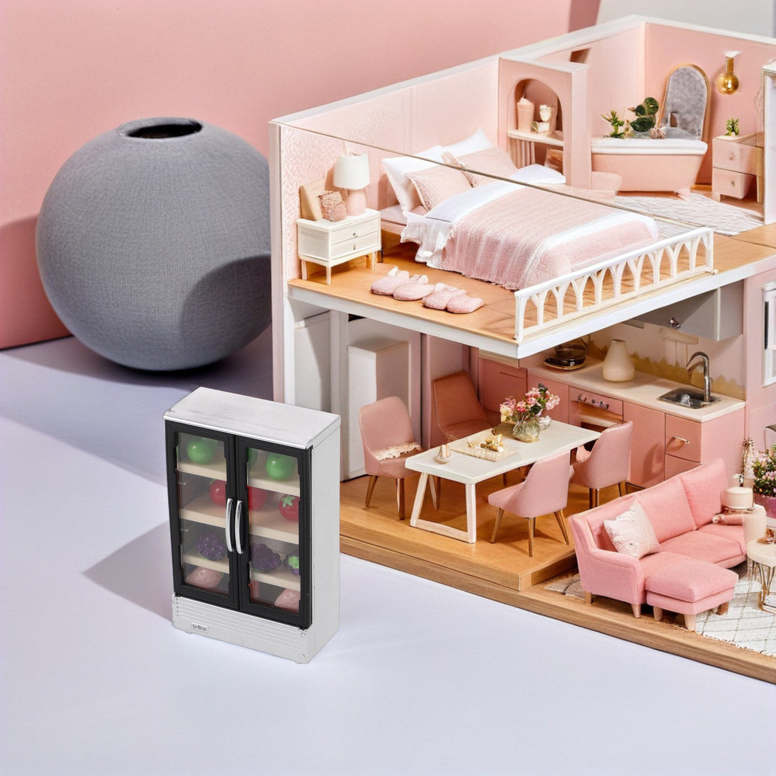 Mini Double Door Refrigerator  - Kitchen Appliances Photos reseña y precio