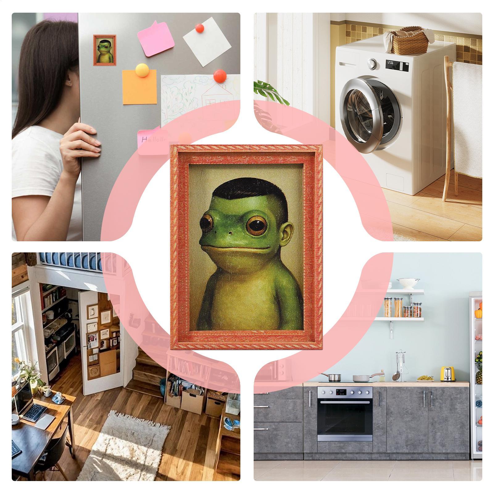 Funny Fridge Magnets Frog Phot - Kitchen Appliances Photos reseña y precio