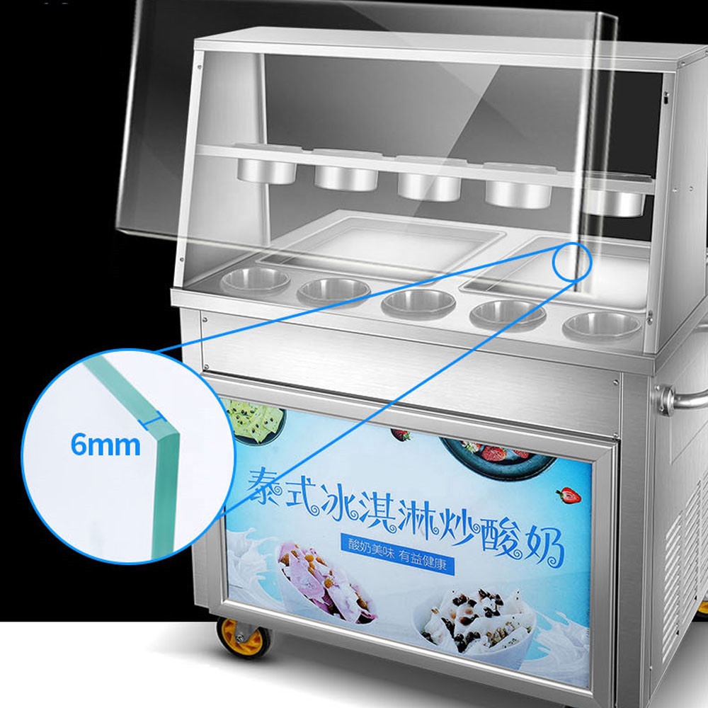 Frying Ice Machine Commercial  - Yogurt Maker Electric reseña y precio
