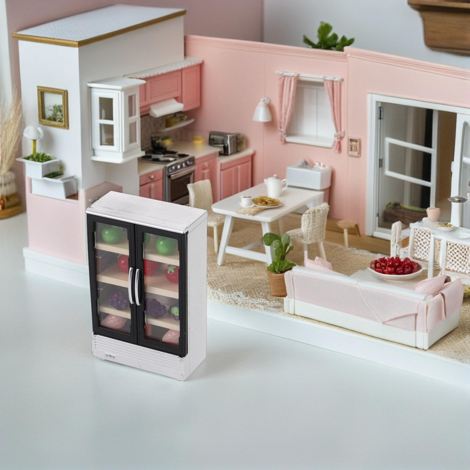 Miniature Double Door Fridge R - Kitchen Appliances Photos reseña y precio