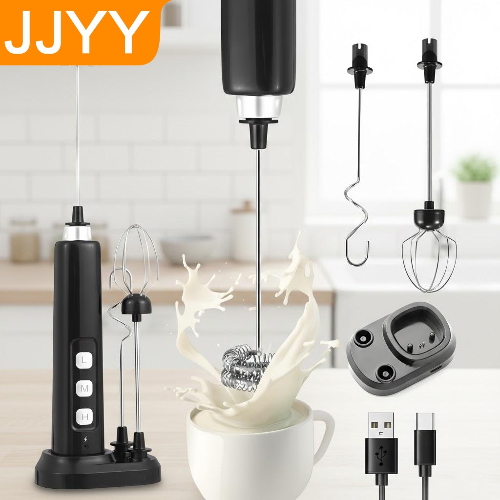 USB Rechargeable Handheld Milk - Yogurt Maker Electric reseña y precio