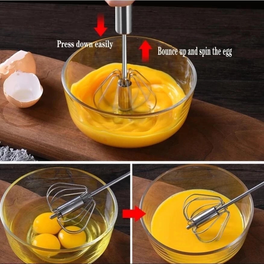 1/3pcs Stainless Steel Egg Bea - Kitchen Appliances B&Q reseña y precio