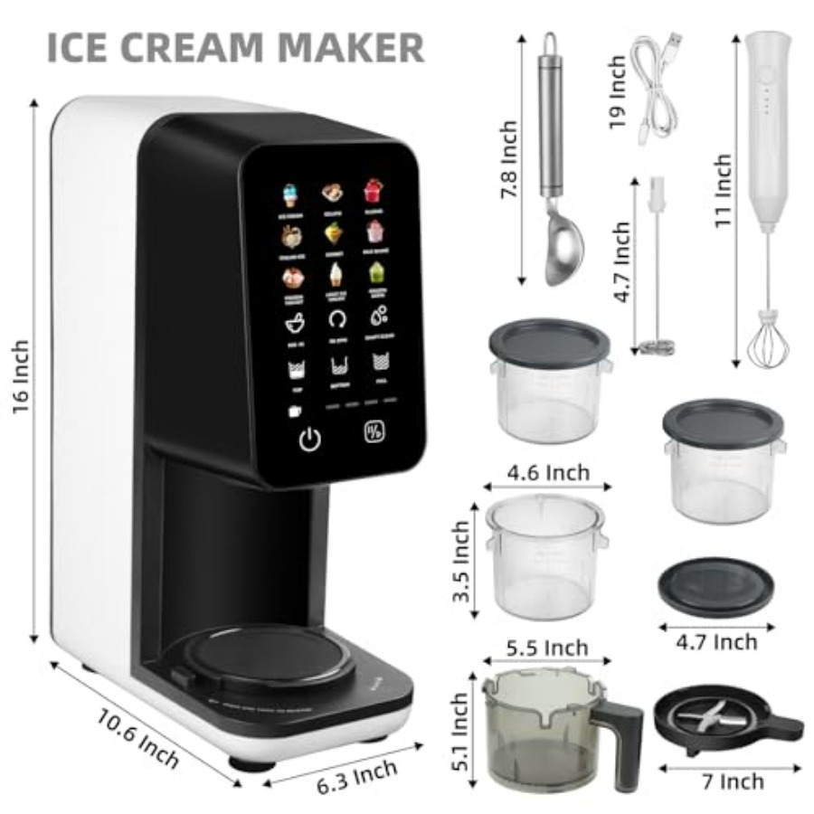 12 In 1 Electric Ice Cream Mak - Yogurt Maker Electric reseña y precio